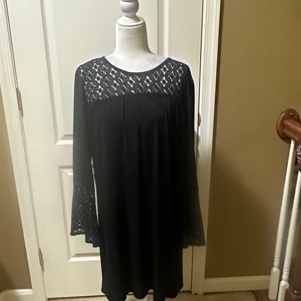 MICHAEL Michael Kors Black Long Sleeve Dress